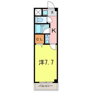 愛教マンション【216号室】の間取り