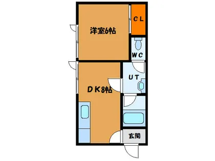 グランベリー富岡【202号室】の間取り