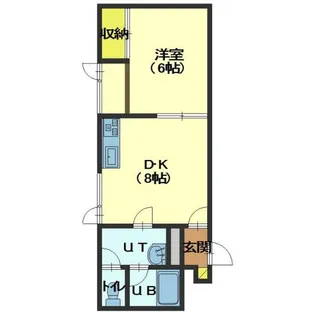 Le chat tabby Ⅵ【106号室】の間取り