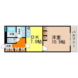 セイント橘【6階】の間取り