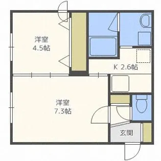 フィルズガトーレ【4階】の間取り