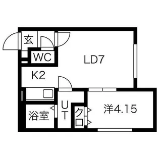 グランフォレスト【102号室】の間取り