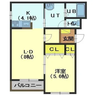 メリー・ピーノ【4階】の間取り