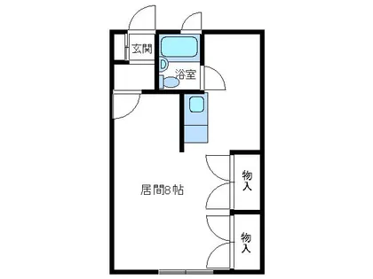 フェローハウスⅡ【102号室】の間取り