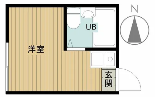 サテライト総持寺【2階】の間取り