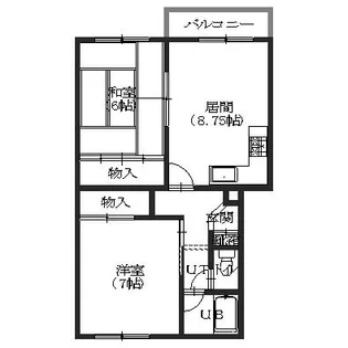 アメニティ駒場【406号室】の間取り