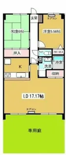 ネットシティー潮崎【1階】の間取り