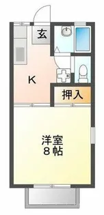 レクエルド小鷹野【201号室】の間取り