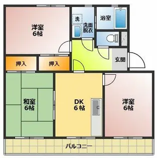 シティ・ナカヤマ A【2階】の間取り