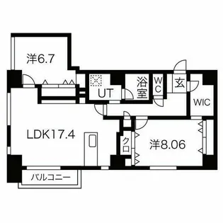 C・P・Pure隼人町【2階】の間取り
