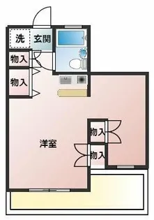 グラン・ドゥムール【105号室】の間取り