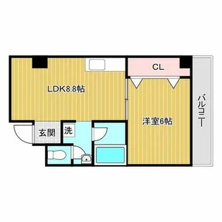 上田マンション【5階】の間取り
