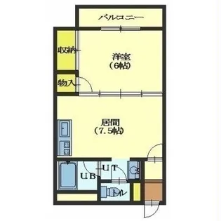 ホワイトヒルⅡ【303号室】の間取り