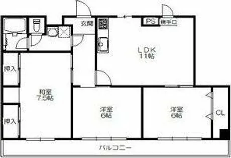 上田マンション【2階】の間取り