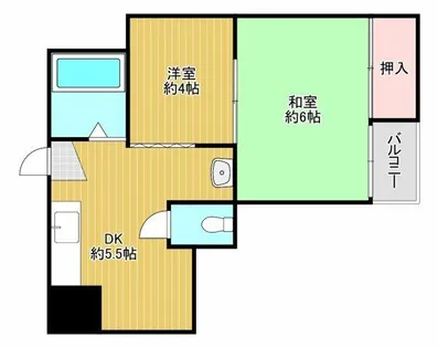みのりハイツ【4階】の間取り