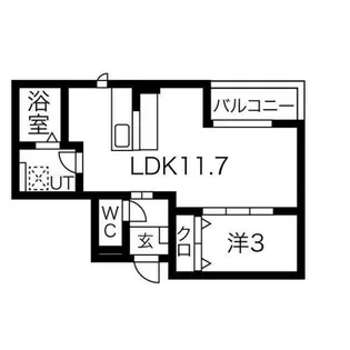 maison blanche(メゾン・ブラン)【3階】の間取り