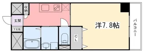 インタービレッジ土山【7階】の間取り