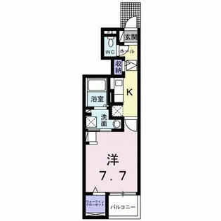 グランデ神ノ輪 B【1階】の間取り