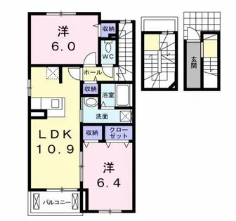 グラースガーデン【3階】の間取り