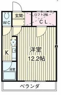 1Rの間取り画像