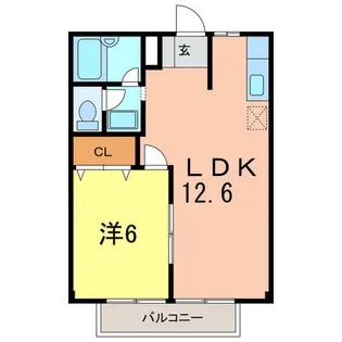 パークシティA【2階】の間取り