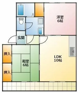 レガーロ寿里 B【2階】の間取り
