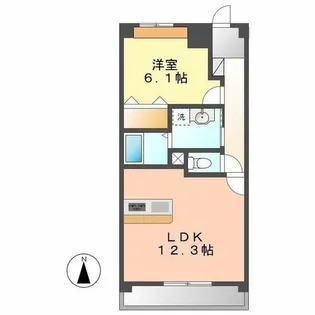 アステールK【202号室】の間取り