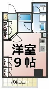 T-パラッツオ【4E号室】の間取り