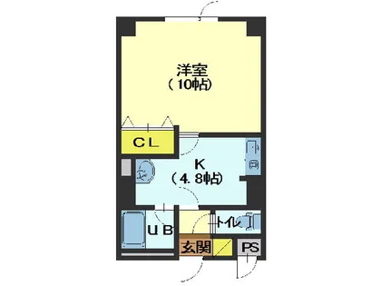 トクトラストⅥ【206号室】の間取り