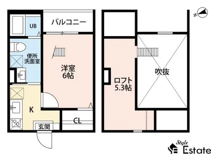 SWEET STREET【202号室】の間取り