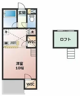 セザンヌ松井【1階】の間取り