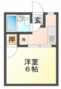 フォーブル西松山【203号室】の間取り