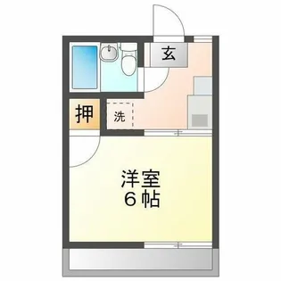 フォーブル西松山【203号室】の間取り