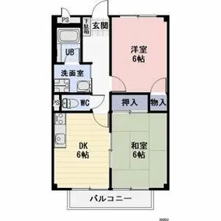 Surplus Two宇塚【1階】の間取り
