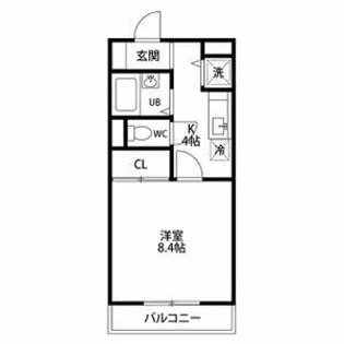 コスモベルテ【3階】の間取り