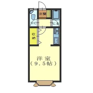 アル白鳥Ⅰ【103号室】の間取り