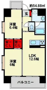 ハイネス槻田【2階】の間取り
