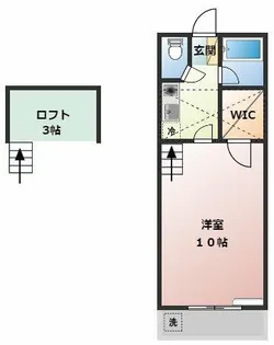 セザンヌ下地【1階】の間取り
