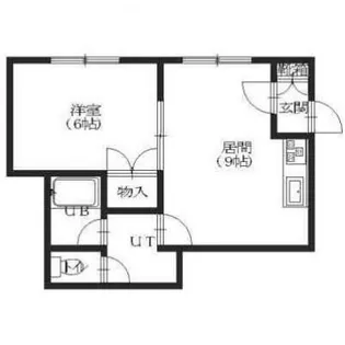 クレハウス【102号室】の間取り