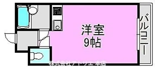 H2O高井田ビル【8階】の間取り