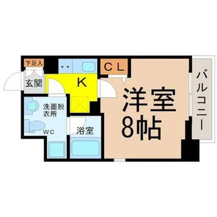 アクアヒルズ【4階】の間取り