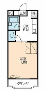 ベルデパルク【202号室】の間取り