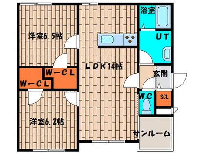 ミキパレス【501号室】の間取り