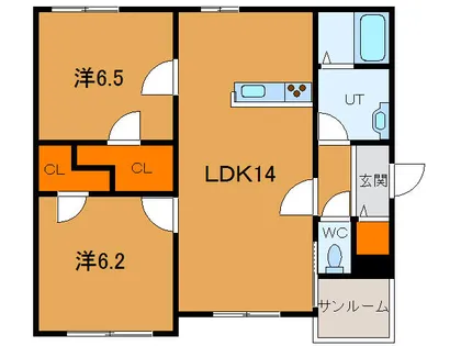 ミキパレス【501号室】の間取り
