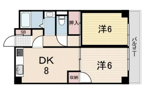 ラグゼコート伊丹【3階】の間取り