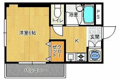 フェアリー六甲【2階】の間取り