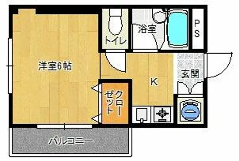 フェアリー六甲【2階】の間取り