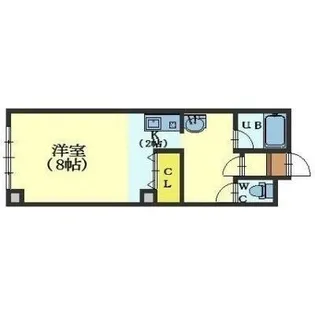 アールズコート港【201号室】の間取り