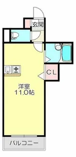 ハイグレース長田【505号室】の間取り