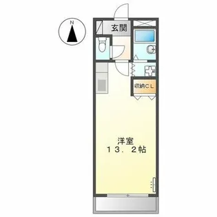 ヴィサージュ東森岡【103号室】の間取り
